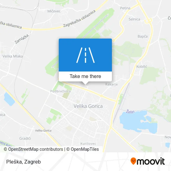 Pleška map