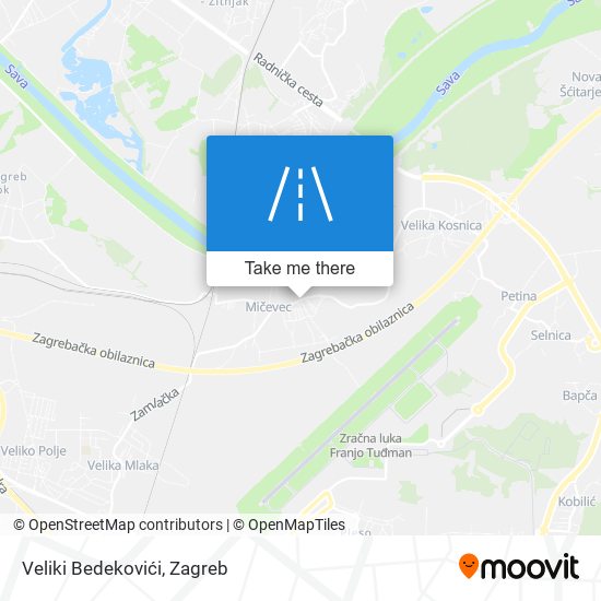 Veliki Bedekovići map