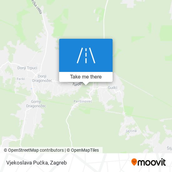 Vjekoslava Pučka map