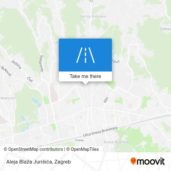 Aleja Blaža Jurišića map