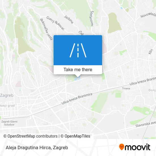 Aleja Dragutina Hirca map