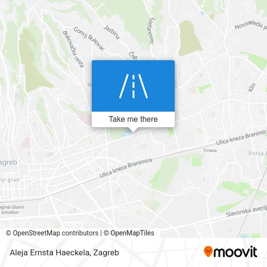 Aleja Ernsta Haeckela map