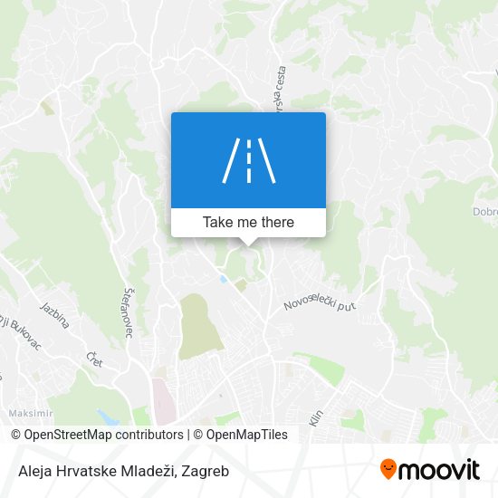 Aleja Hrvatske Mladeži map