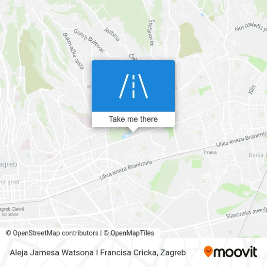 Aleja Jamesa Watsona I Francisa Cricka map