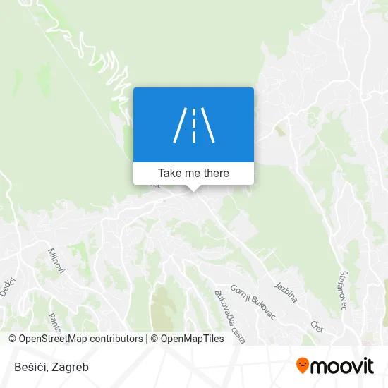 Bešići map