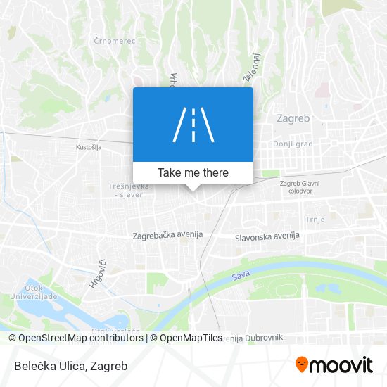 Belečka Ulica map