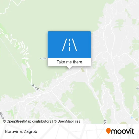 Borovina map