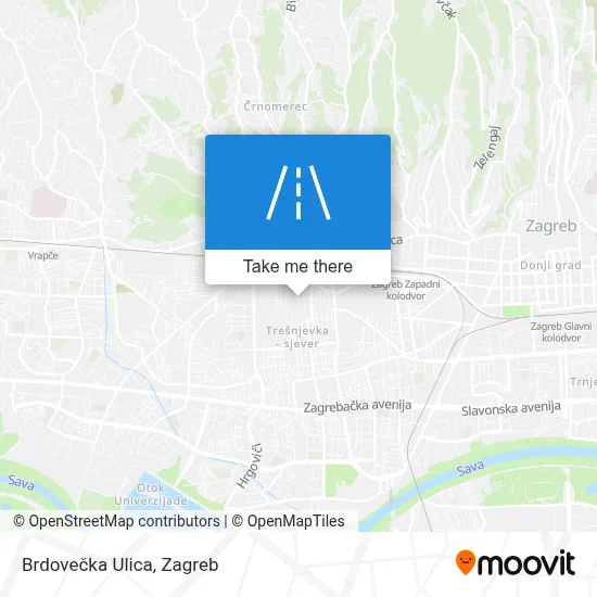Brdovečka Ulica map