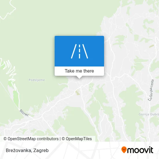 Brežovanka map