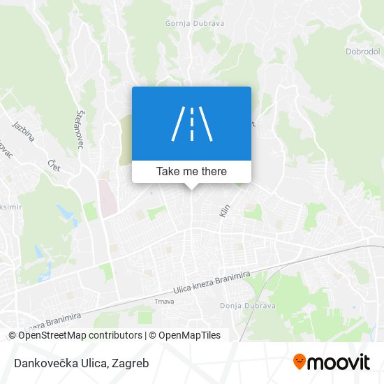 Dankovečka Ulica map