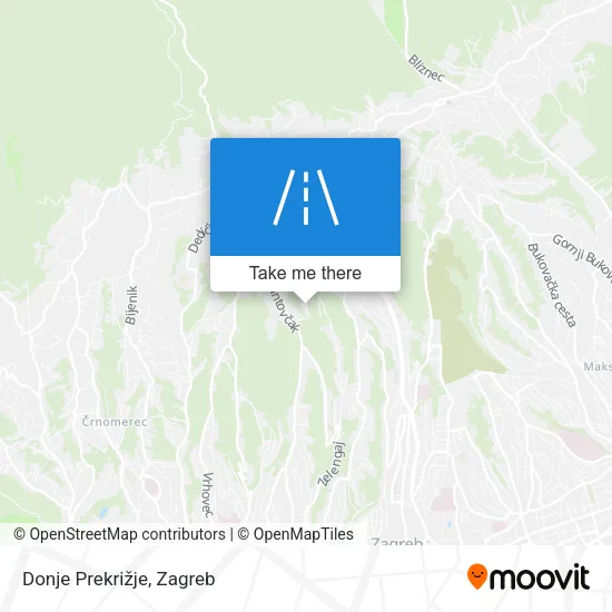 Donje Prekrižje map