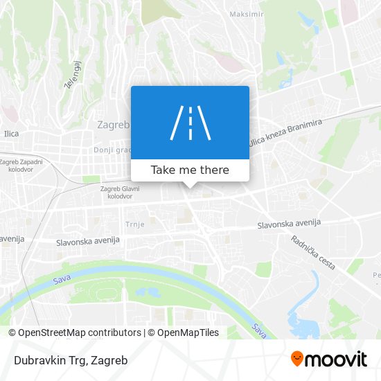Dubravkin Trg map