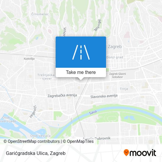 Garićgradska Ulica map