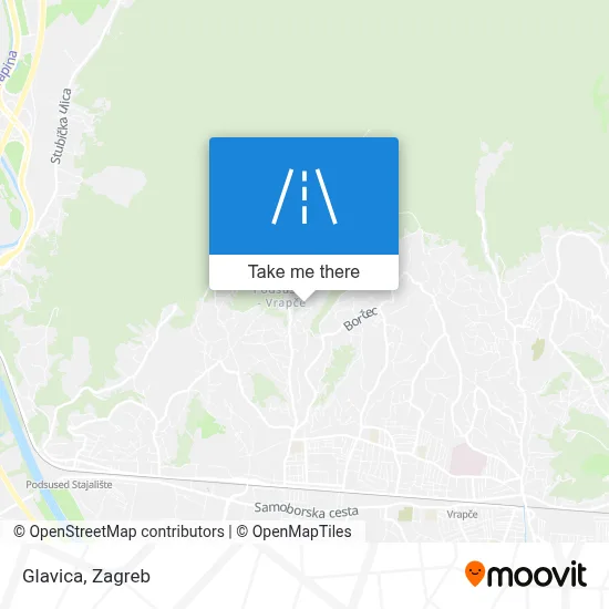 Glavica map
