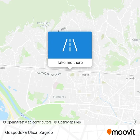 Gospodska Ulica map
