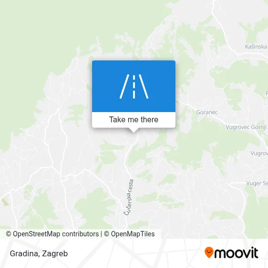 Gradina map