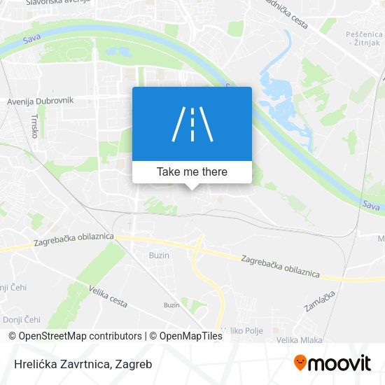 Hrelićka Zavrtnica map