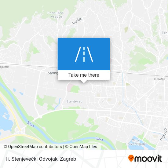 Ii. Stenjevečki Odvojak map