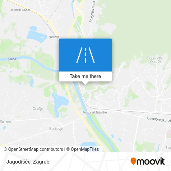 Jagodišće map