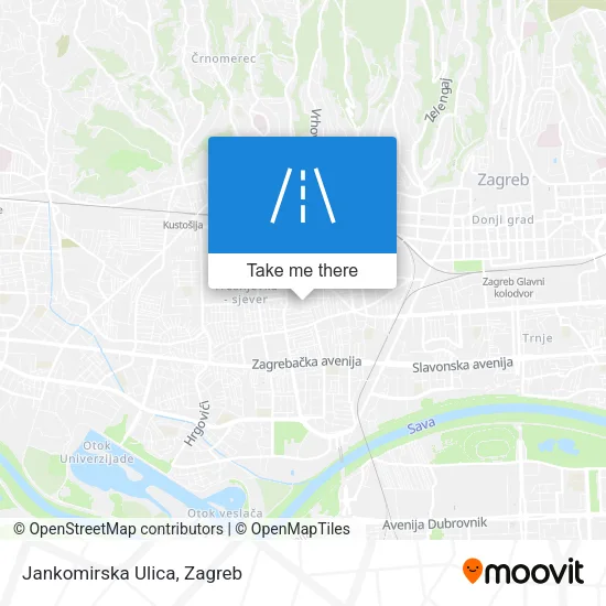 Jankomirska Ulica map