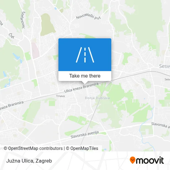 Južna Ulica map
