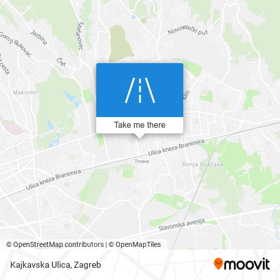 Kajkavska Ulica map