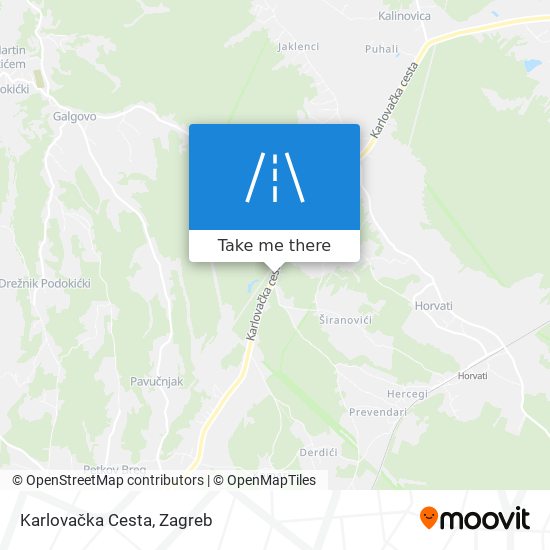 Karlovačka Cesta map