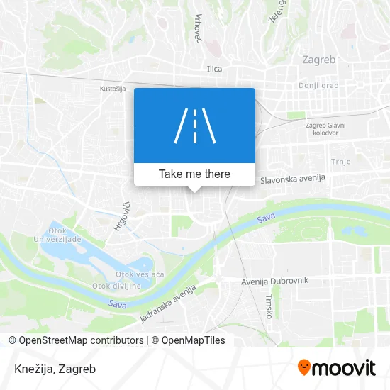 Knežija map