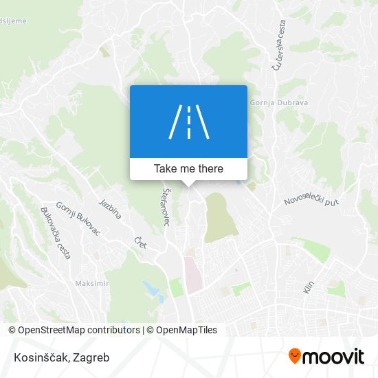 Kosinščak map