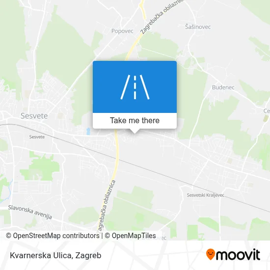 Kvarnerska Ulica map