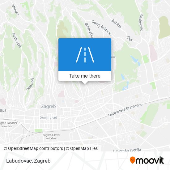 Labudovac map