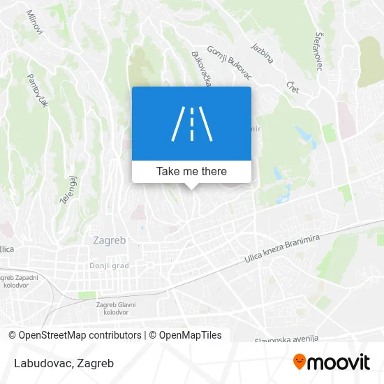 Labudovac map