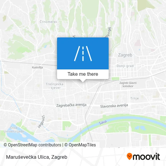 Maruševečka Ulica map