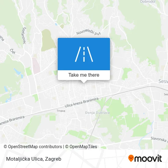 Motaljička Ulica map