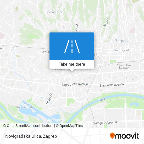 Novigradska Ulica map