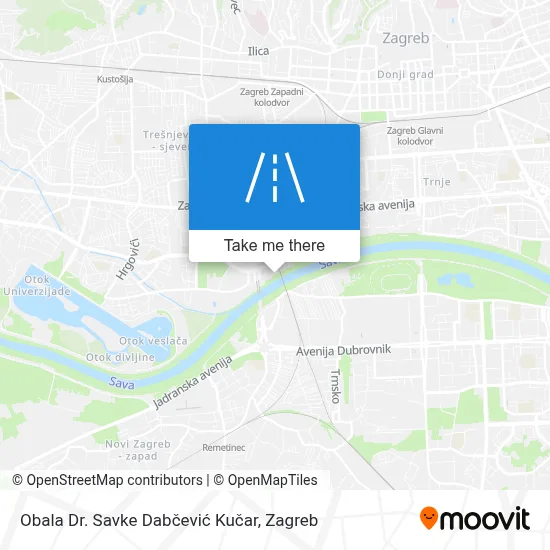 Obala Dr. Savke Dabčević Kučar map