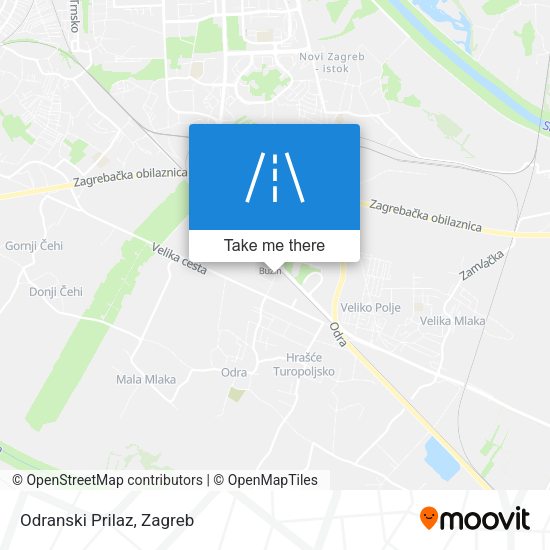 Odranski Prilaz map