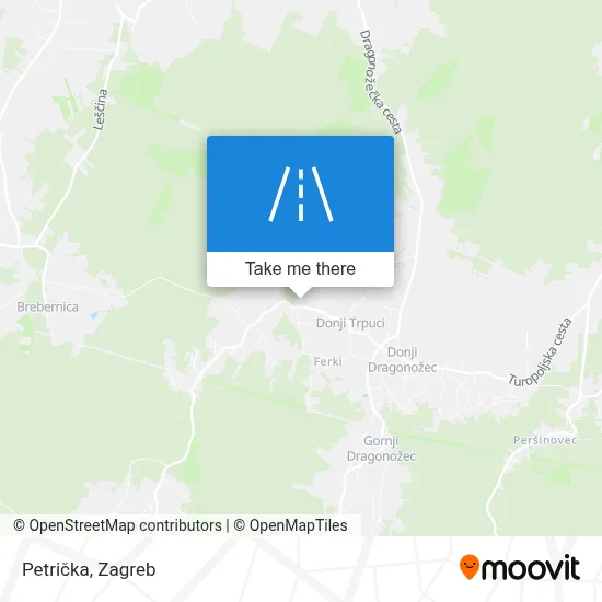 Petrička map