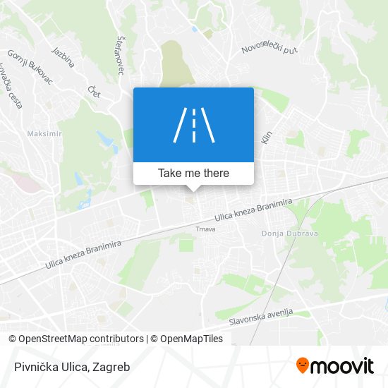 Pivnička Ulica map