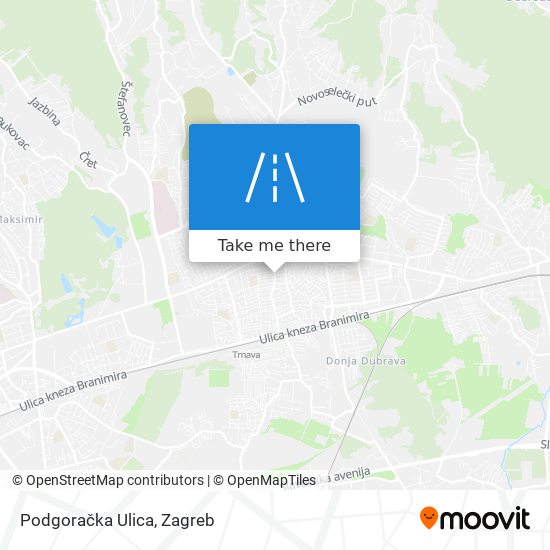 Podgoračka Ulica map