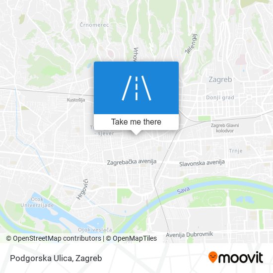 Podgorska Ulica map