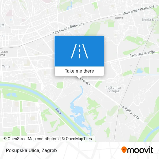 Pokupska Ulica map