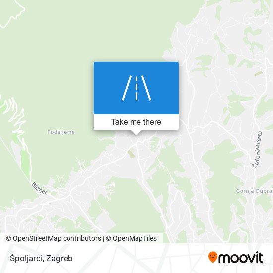 Špoljarci map