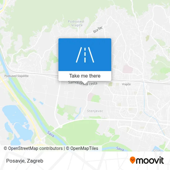 Posavje map