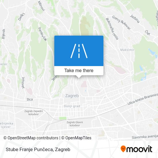 Stube Franje Punčeca map