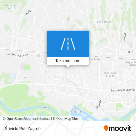 Štivički Put map