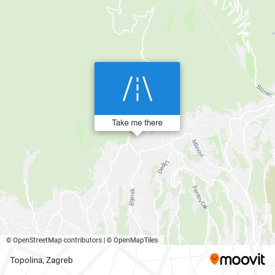 Topolina map