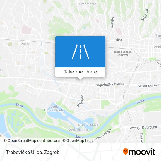 Trebevička Ulica map