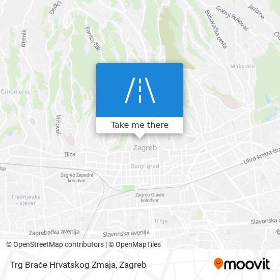 Trg Braće Hrvatskog Zmaja map