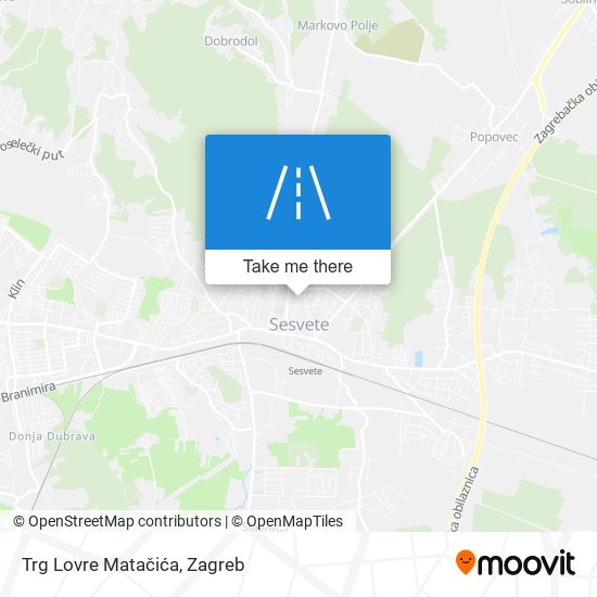 Trg Lovre Matačića map